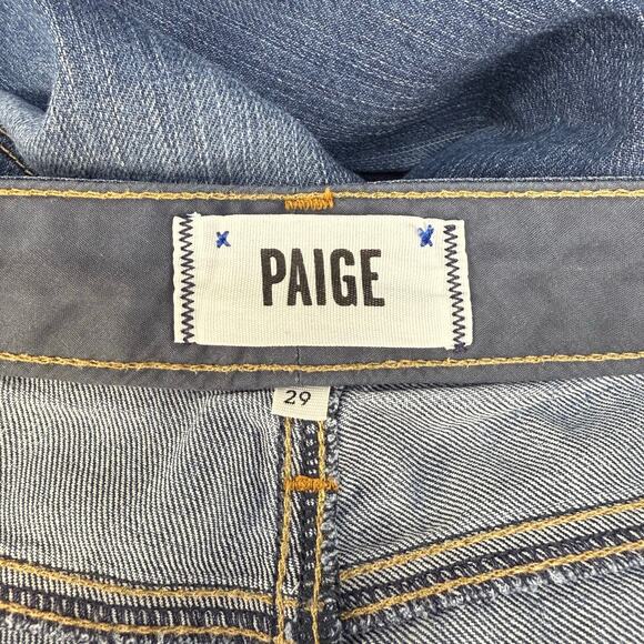 Paige Jeans Women's 29 (8) Dark Blue Kylie Cropped Leg Preppy Normcore Classic - Picture 8 of 14
